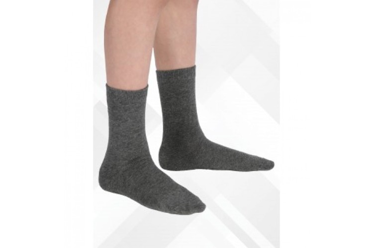 Boy's Grey Socks Pack of 3