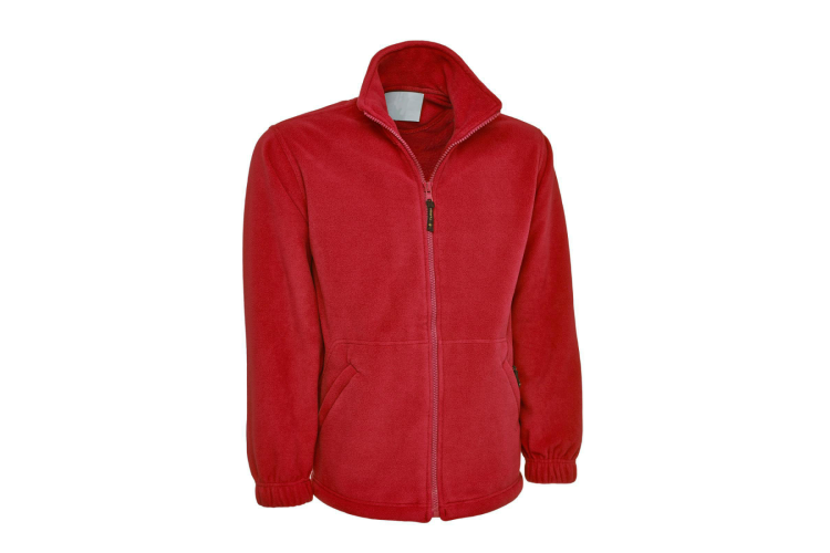 Milsted and Frinsted Primary Red School Fleece With Logo