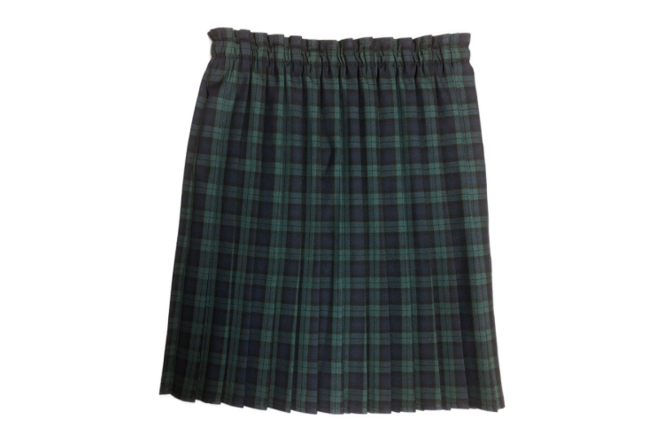 NAVY TARTAN SKIRT